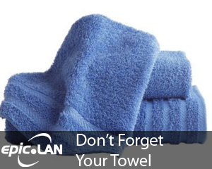 Don't forget your towel